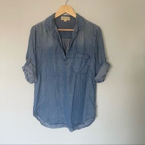 Cloth & Stone Chambray Pullover Top